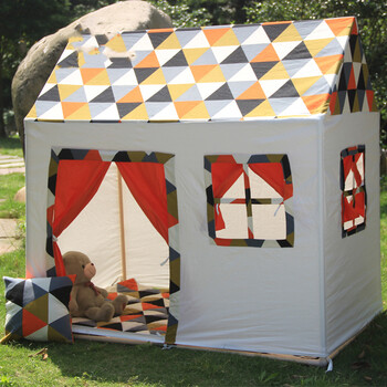 婴儿童游戏房宝宝帐篷爬行 游戏屋户外玩具公主游戏帐篷旅游野营