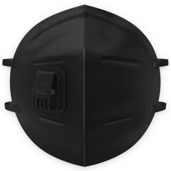 畅呼吸 防护口罩（折叠款）单枚装 中码 黑色JM02V-N95