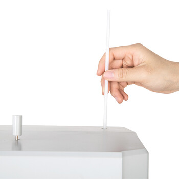 得力自动财务凭证装订机专用铆管500mm 100支/盒 （适用于得力3880 14601 33686）3853