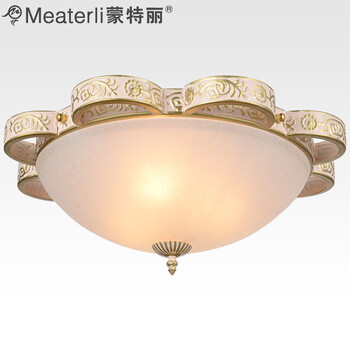 蒙特丽 客厅走廊过道吸顶灯93343 欧式田园复古灯具(B) 中号 不带光源