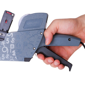 得力(deli)8位质感图纹单排标价机/打码器/标价机 灰色 得力(deli)8位质感图纹单排标价机/打码器/标价机 灰色