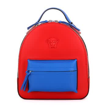 versace/范思哲 女红色牛皮双肩包 dbff717 dnapp1 kr8jp