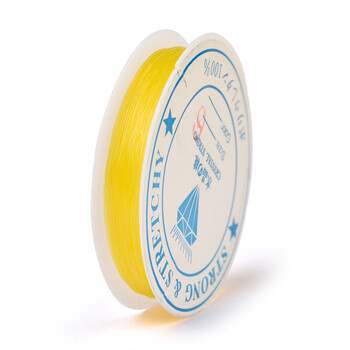 明水晶弹力线0.6mm粗细圆佛珠线手串绳手链松