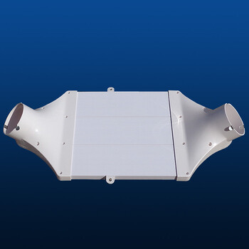 室内新风abs过梁器 管道横梁扁管连接过渡器 直径75mm