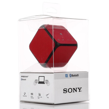 索尼（SONY）SRS-X11 音乐魔方 迷你音响 电脑蓝牙音响 无线便携式扬声器 红色