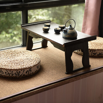 窗台垫飘窗毯榻榻米地毯榻榻米床垫子地台垫日式竹地毯 本色/pp窄包边