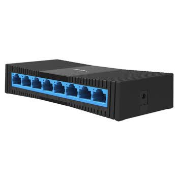 普联（TP-LINK） 8口百兆交换机 监控网络网线分线器 家用宿舍分流器 TL-SF1008+