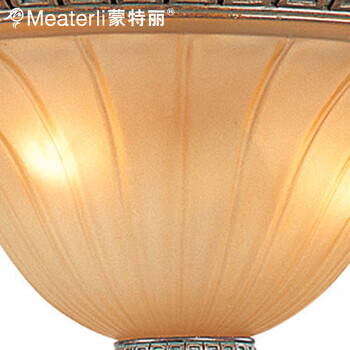 蒙特丽 客餐厅卧室书房过道吊灯8116 美式田园复古高档灯具 安德莉叶(B) 3P 带光源