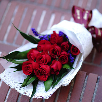 薔薇虹色花束 薔薇虹色花束