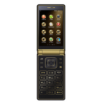 优思（Uniscope）U W2015 电信4G翻盖手机 双卡双待 金色