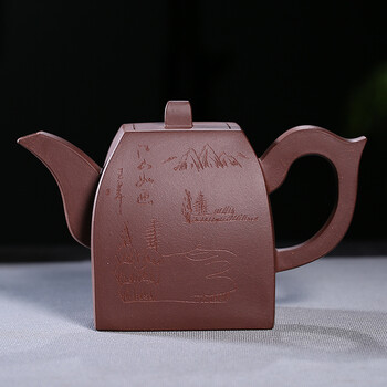 工艺精美 四方秦权 原矿家藏紫泥 全双工制作 优秀青年陶艺家 汪东升