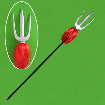 全木质古代兵器 三尖叉 牛魔王兵器 西游道具 影视十