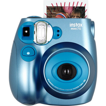 
                                        富士（FUJIFILM）INSTAX 一次成像相机  MINI7s相机 酷炫金属蓝                