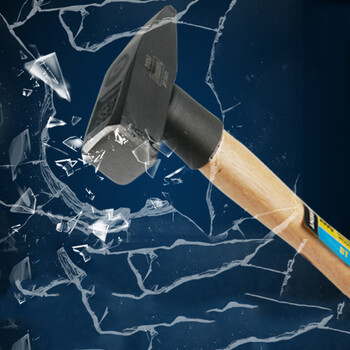 金贝萝 钳工锤扁尾锤铁锤钳工锤100g500g迷你小榔头小锤子手锤铁锤