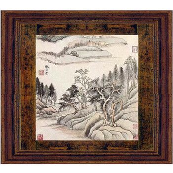 直播现场临摹 《仿梅花道人》 衍生品 明朝宫廷画师 "华亭画派"杰出