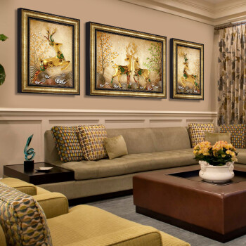 心泊(simple s) 欧式客厅装饰画美式沙发背景墙画玄关走廊过道餐厅