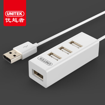 UNITEK 优越者 JD21D0CWH USB分线器 白色
