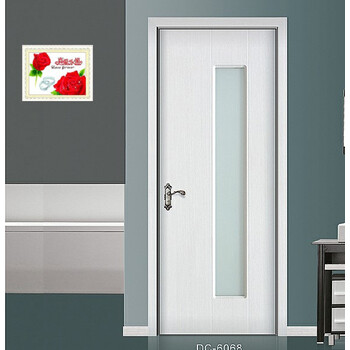 定制木门卫生间门玻璃门浴室门厕所门厨房门洗手间门免漆门06vf 免漆