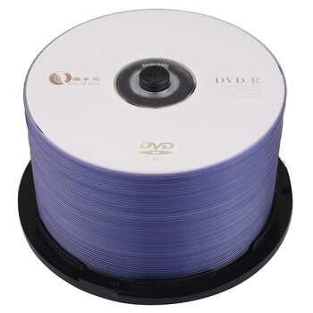啄木鸟 DVD-R 光盘/刻录光盘/空白光盘/刻录碟片/  16速 4.7G 白系列 桶装50片 刻录盘