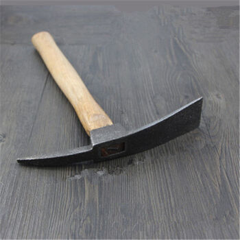 芳之葵 花锄草锄钉耙子木柄锄头碳钢园林农具农用园艺工具种菜 羊角锄