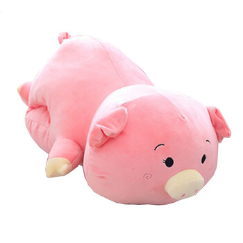 猪公仔毛绒玩具儿童布娃娃大号可爱猪猪暖手抱枕玩偶生日礼物女 粉色