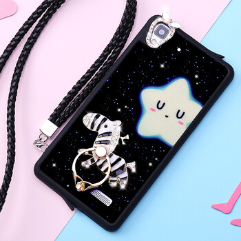 锶景oppor7日韩手机壳0pp0r7t可爱指环扣r7c带挂绳opper水钻全包软壳