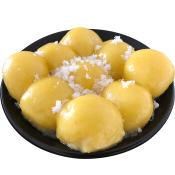 粘豆包 东北特产小吃手工大黄米黏豆包年糕正宗 350克*6袋_ 3折现价59