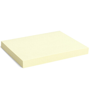 3M 便利贴 大号长方形 便条纸/报事贴/便签纸/便签本 办公用品 学习用品文具 经典系列657（黄色）