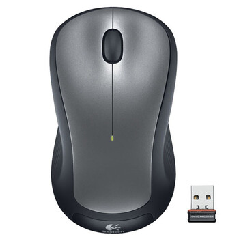 罗技（Logitech） M320 无线鼠标 灰色