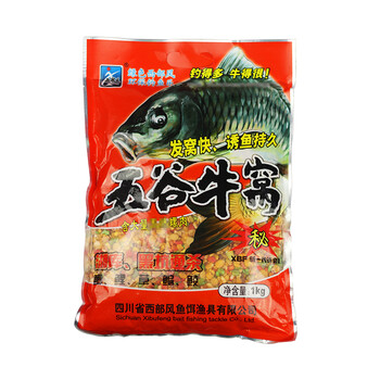 西部风xibufeng西部风五谷牛窝鲫鱼鱼饵鲤鱼底窝料野钓草青鱼窝料钓鱼