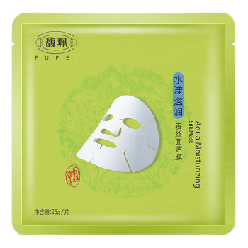 馥珮水漾滋润蚕丝面贴膜25g*5片（补水保湿 轻薄护肤 亮肤水嫩）