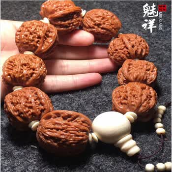 文玩核桃白狮子头精品价格报价行情- 京东