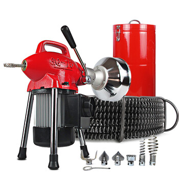 平安大通 75精品型管道疏通机电动下水道管道疏通器堵塞弹簧大功率 平安大通 75精品型管道疏通机电动下水道管道疏通器堵塞弹簧大功率