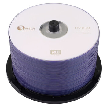 啄木鸟 DVD+R 光盘/刻录光盘/空白光盘/刻录碟片/  16速 4.7G 白系列 桶装50片 刻录盘