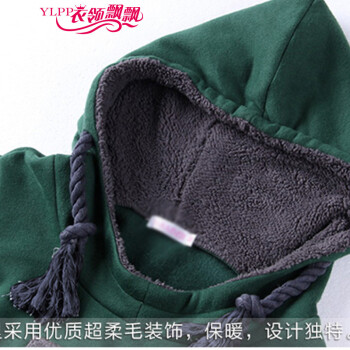 
                                        衣领飘飘卫衣女春套头秋外套宽松连帽中长款长袖大码胖mm衣服韩版 紫红色 L偏大宽松买小一码                