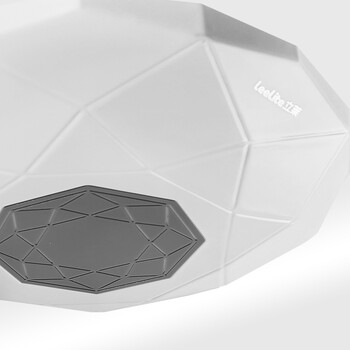 立莱leelite 水立方轻简别致LED吸顶灯 卧室灯客厅灯 24W-冷白光6500K