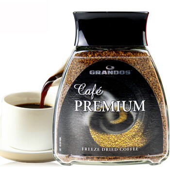 德国原装进口 格兰特grandos冻干瓶装速溶黑咖啡纯咖啡100g*2瓶装_ 7