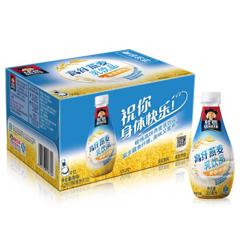 移动端：QUAKER 桂格 高纤燕麦乳麦香原味 350ML* 12瓶