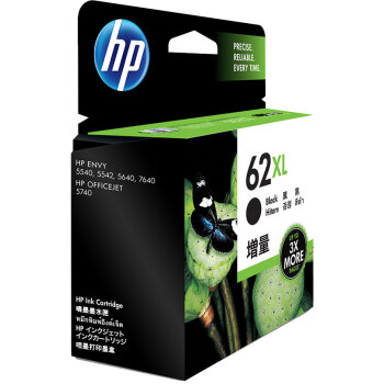 惠普（HP）C2P05AA 62XL 高容量原装黑色墨盒(适用于HP  Officejet  200 移动打印机/258 Mobile All-in-One)