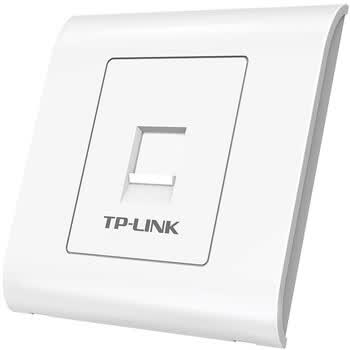 TP-LINK TL-EF601 单口网络信息面板 86型工程级电脑光纤宽带网线插座（集成六类非屏蔽免打信息模块）