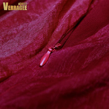 威娅纪/verragee 2015秋季新款半身裙 欧美气质雪纺A字长裙子大码女装b24 图片色 M