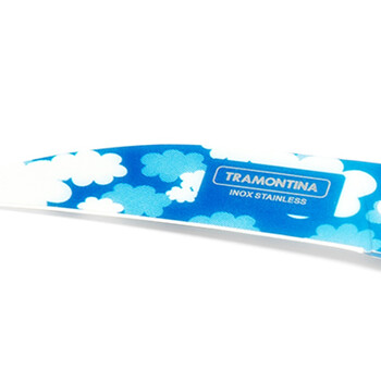 查蒙蒂纳（TRAMONTINA） 彩刀系列3寸蓝色削皮刀水果刀J23029113