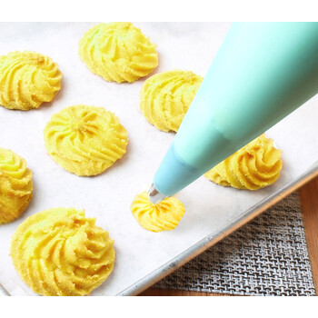 硅胶裱花袋 蛋糕曲奇奶油挤花袋 反复使用 小中大号diy烘焙工具sn2380