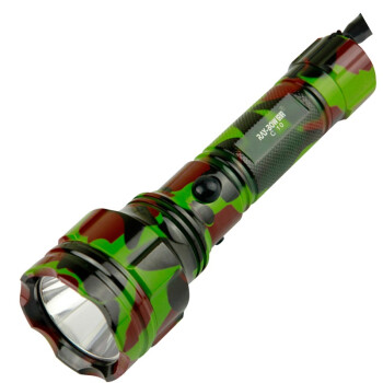 锐豹（RAY-BOW） RB-C10 铝合金强光充电手电筒 进口CREE灯泡三档调光 迷彩色