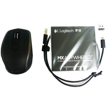 
                                        罗技（Logitech）MX Anywhere2 蓝牙鼠标优联双模式 便携鼠标 无线鼠标                