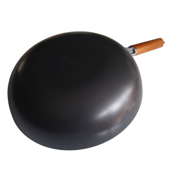 
                                                            珍珠生活（Pearl Life）日本原装进口无涂层铁锅 双面凹凸30cm炒锅H-360                