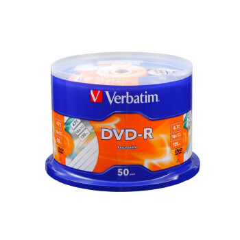 威宝（Verbatim） 威宝63509 16x 4.7G DVD-R 空白光盘 50片刻录盘 碟片