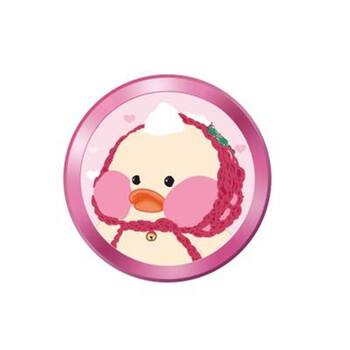 (aoguzhe) 苹果按键贴iphone 5 6 7金属可爱卡通ipad指纹识别 嘟嘟鸭