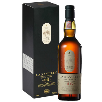 乐加维林威士忌 乐加维林 Lagavulin 洋酒16年岛屿产区苏格兰进口洋酒单一麦芽威士忌700ml 行情报价价格评测 京东