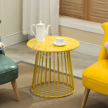 沙发简约现代懒人阳台卧室客厅咖啡厅小沙发美式北欧沙发 铁艺茶几